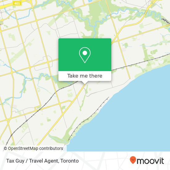 Tax Guy / Travel Agent map