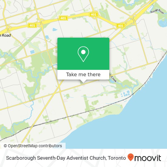 Scarborough Seventh-Day Adventist Church map
