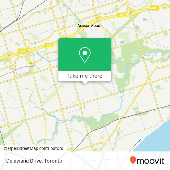 Delawana Drive map