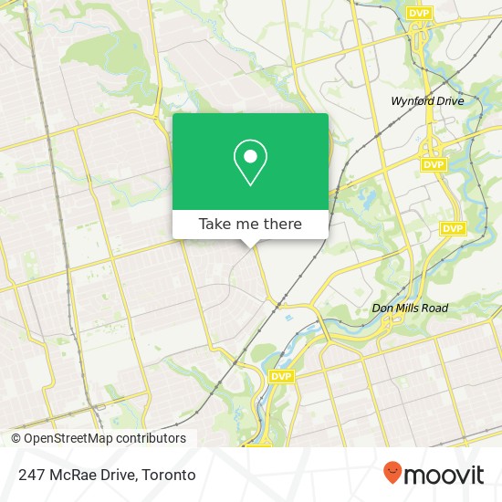 247 McRae Drive map