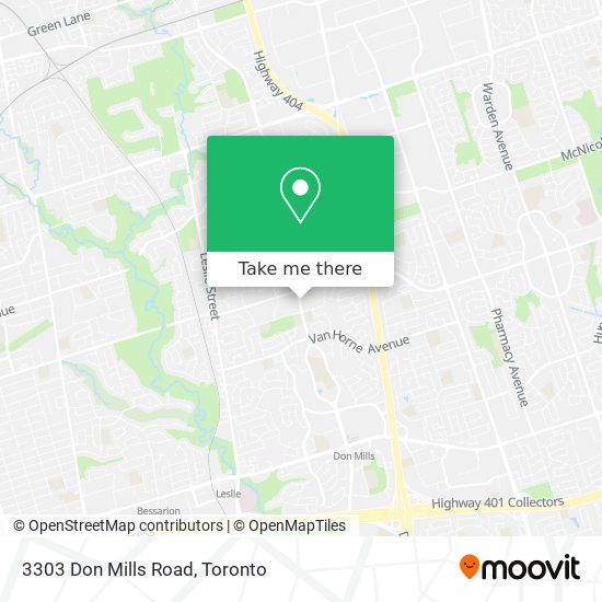 3303 Don Mills Road map