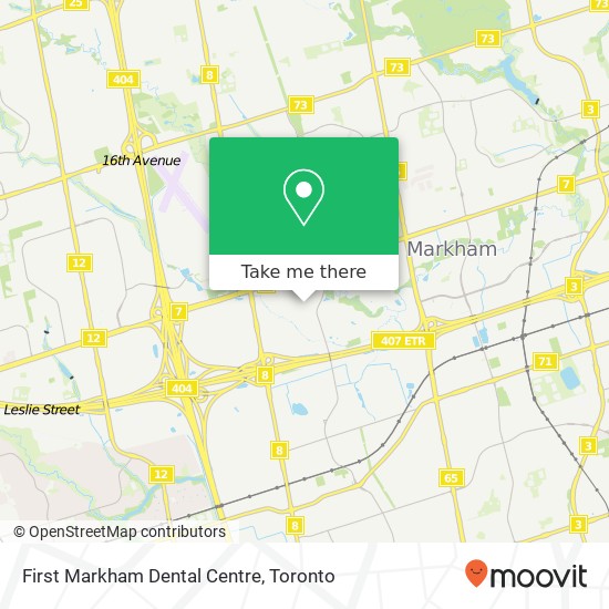 First Markham Dental Centre plan