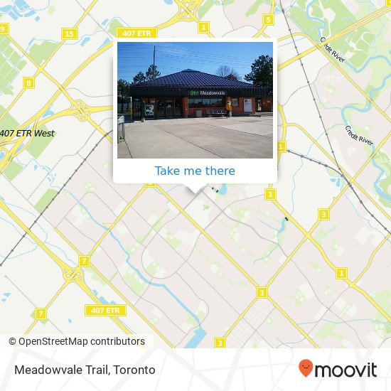 Meadowvale Trail map