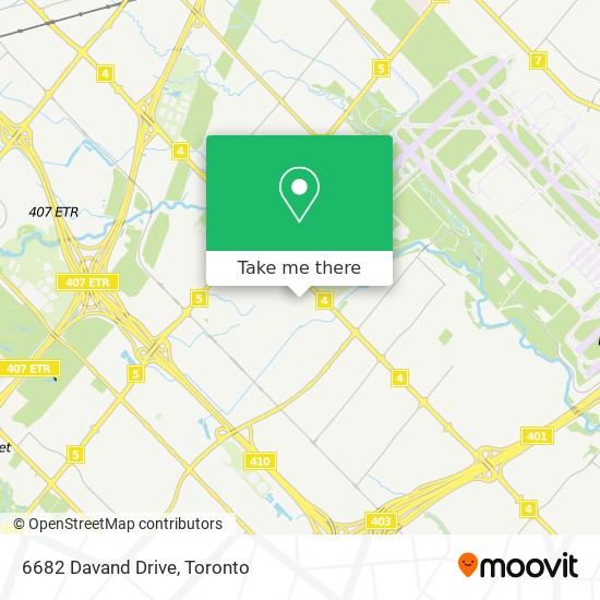 6682 Davand Drive map