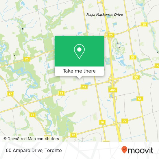 60 Amparo Drive map