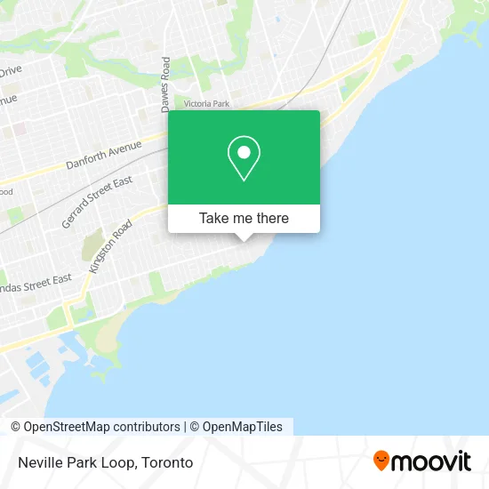 Neville Park Loop map