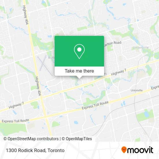 1300 Rodick Road map