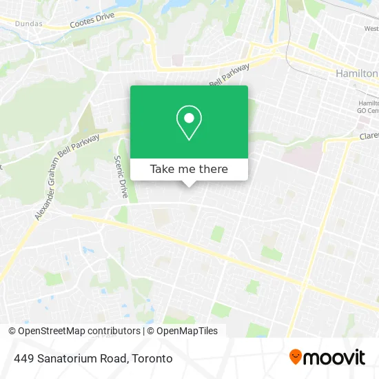 449 Sanatorium Road map