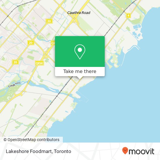 Lakeshore Foodmart map