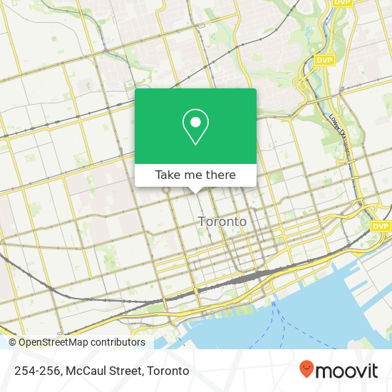 254-256, McCaul Street map