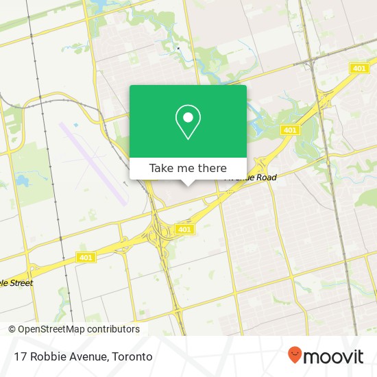 17 Robbie Avenue map