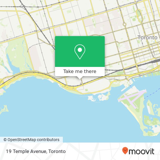 19 Temple Avenue map
