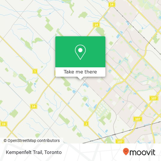 Kempenfelt Trail map