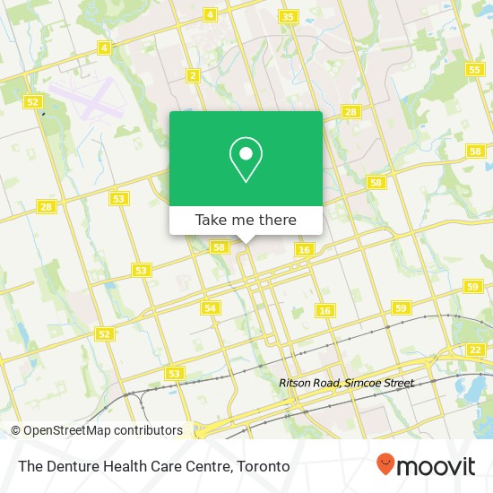 The Denture Health Care Centre map