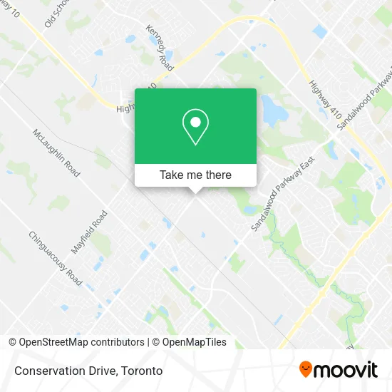 Conservation Drive map