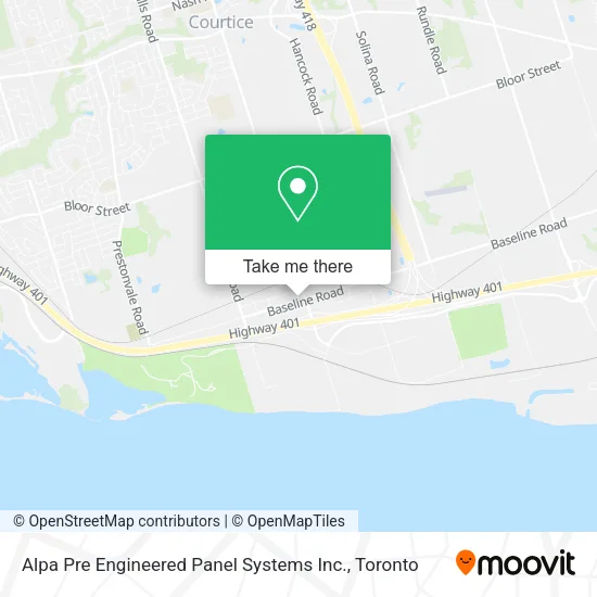 Alpa Pre Engineered Panel Systems Inc. map