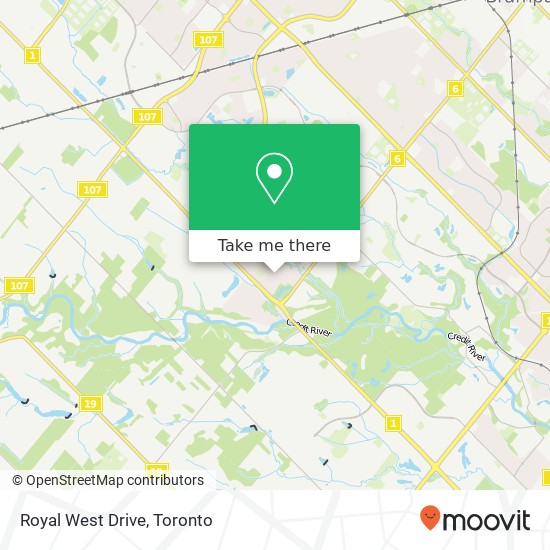 Royal West Drive map