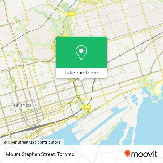 Mount Stephen Street map