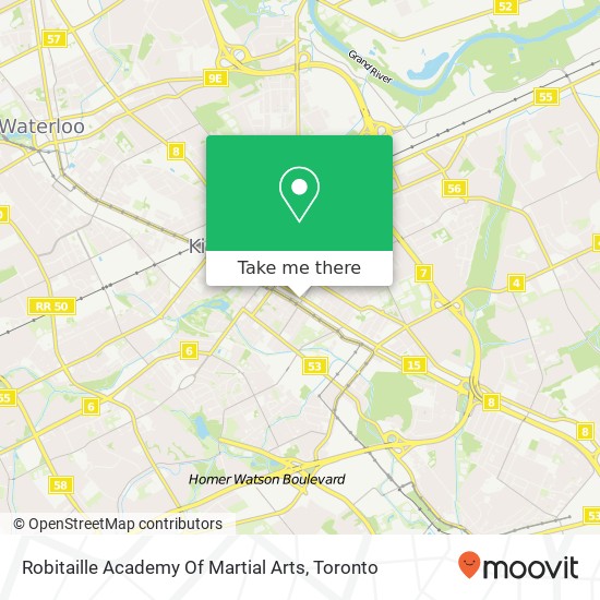 Robitaille Academy Of Martial Arts map