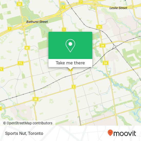 Sports Nut map