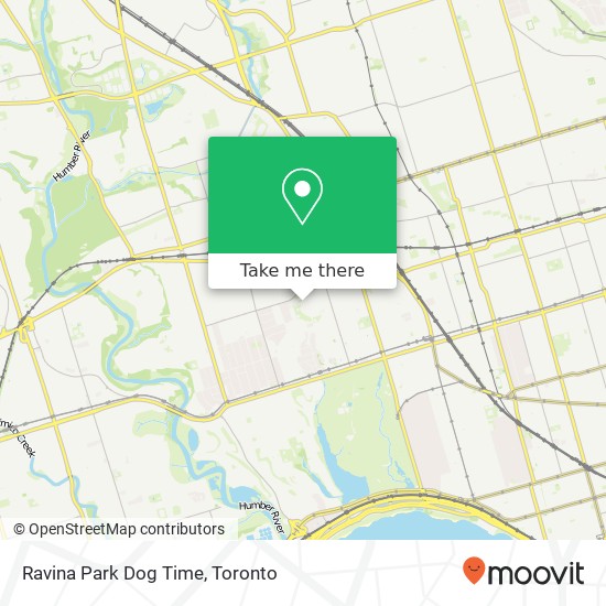 Ravina Park Dog Time map