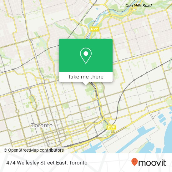 474 Wellesley Street East map