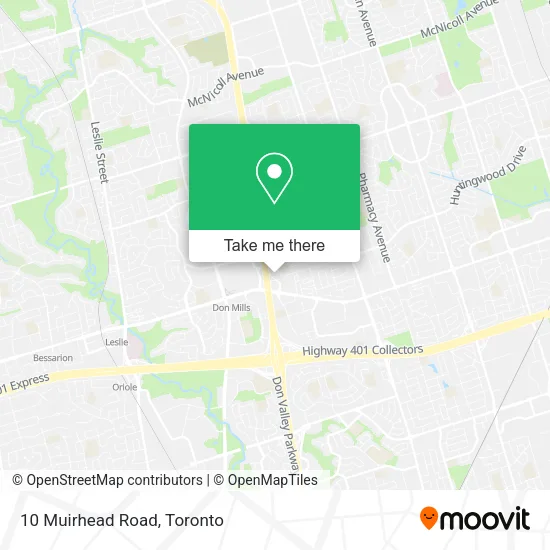 10 Muirhead Road map