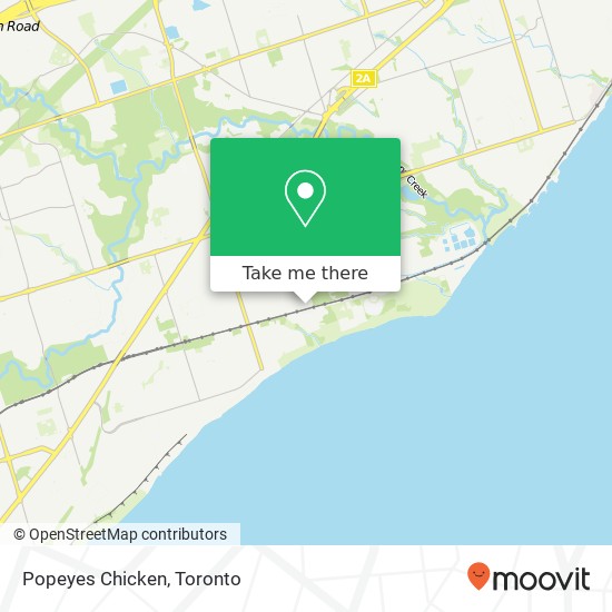 Popeyes Chicken map