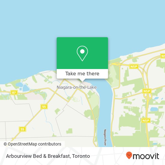 Arbourview Bed & Breakfast map