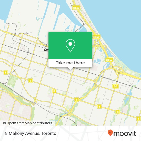 8 Mahony Avenue map