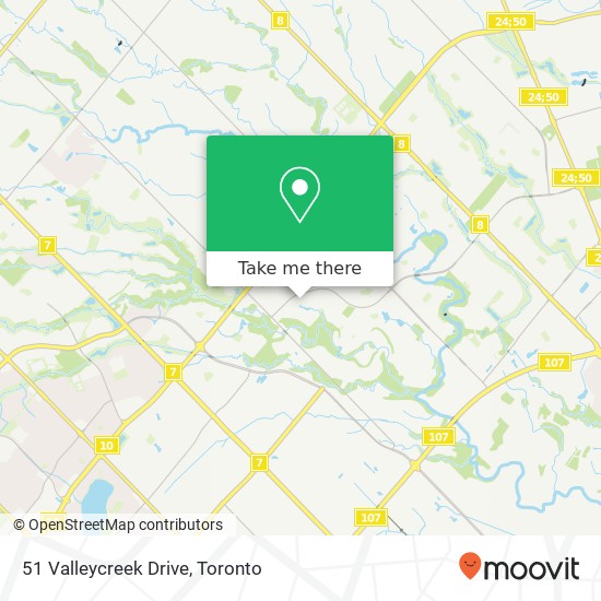 51 Valleycreek Drive map