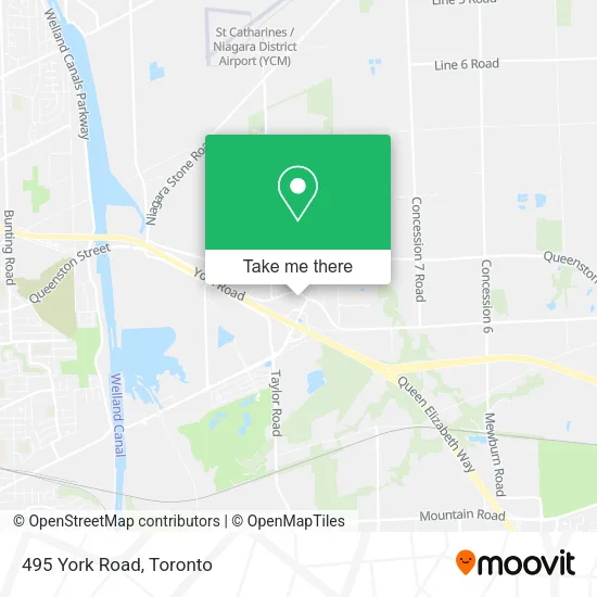 495 York Road map