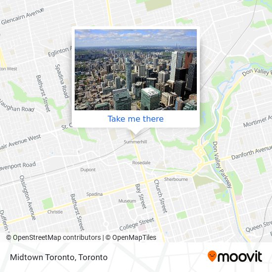 Midtown Toronto map