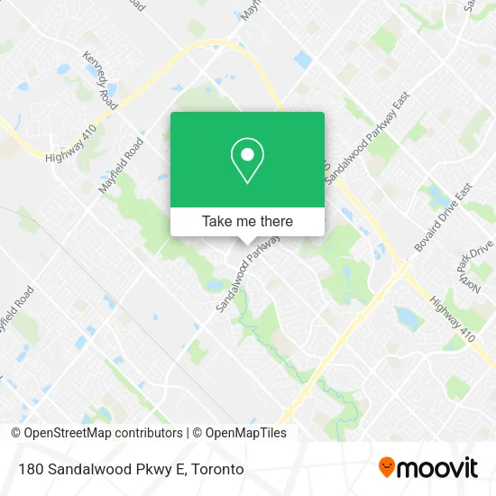 180 Sandalwood Pkwy E map