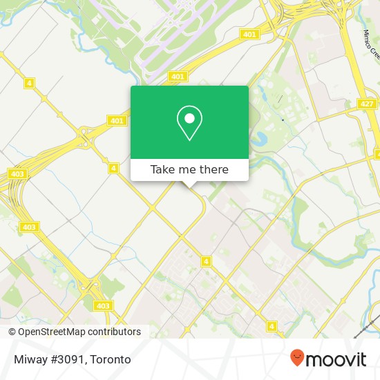 Miway #3091 map