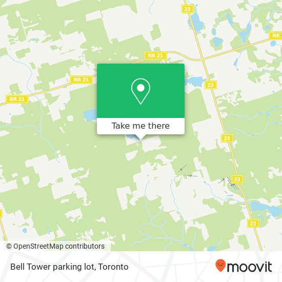 Bell Tower parking lot map