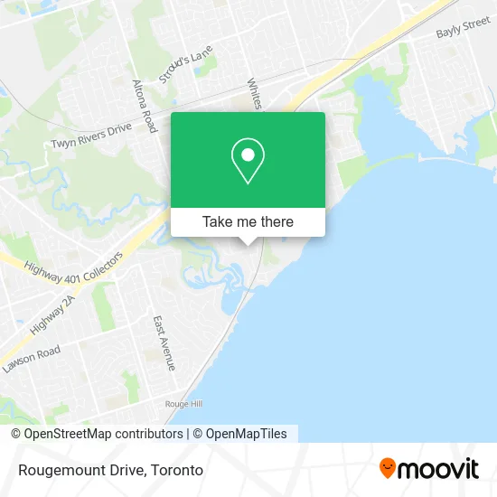 Rougemount Drive map