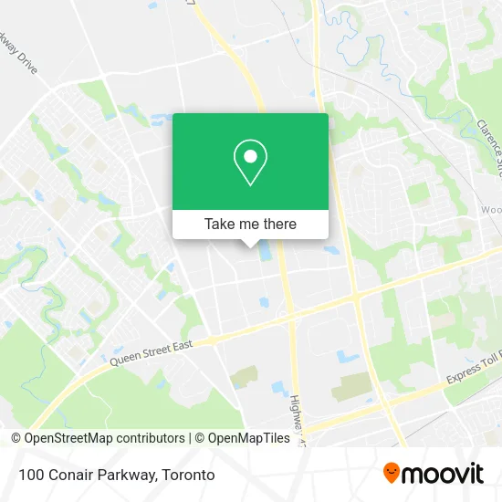 100 Conair Parkway map