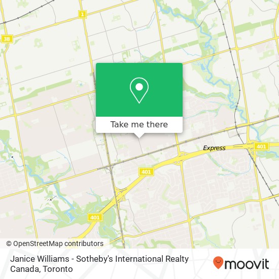 Janice Williams - Sotheby's International Realty Canada map
