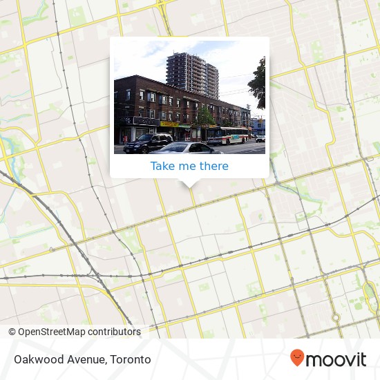 Oakwood Avenue map