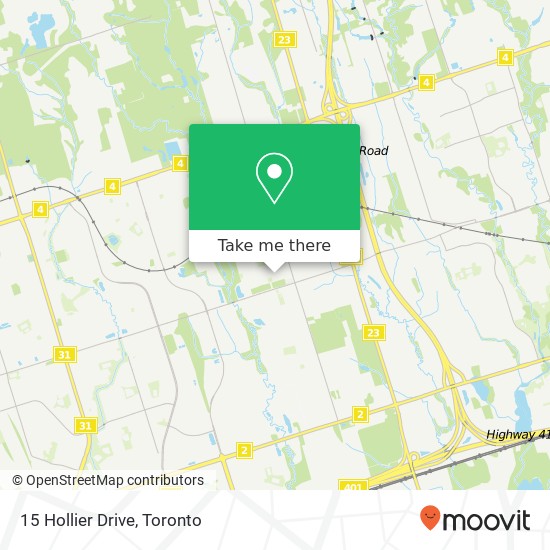 15 Hollier Drive map