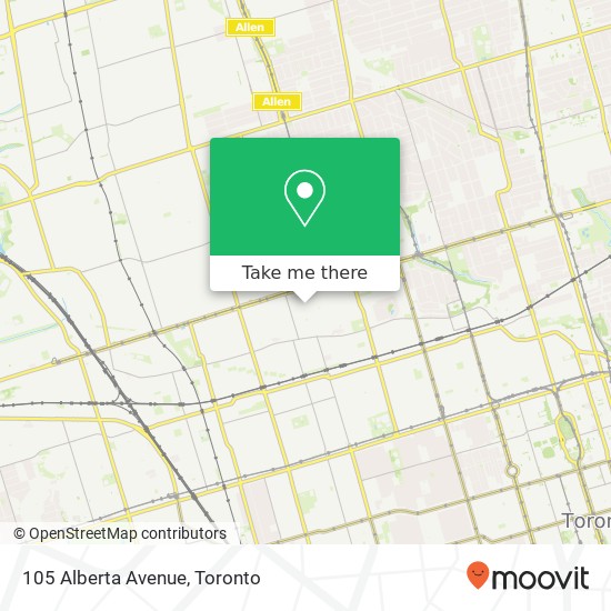 105 Alberta Avenue map