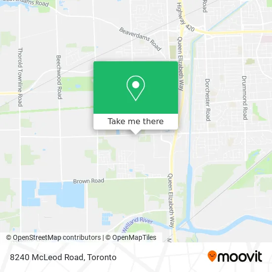 8240 McLeod Road map