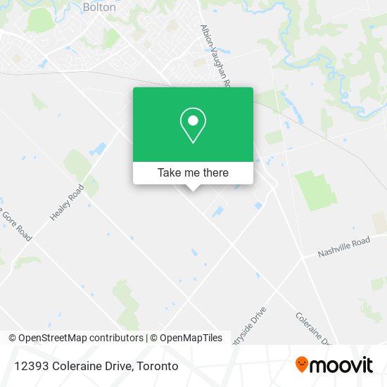 12393 Coleraine Drive map