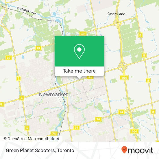 Green Planet Scooters map