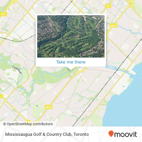 Mississaugua Golf & Country Club map