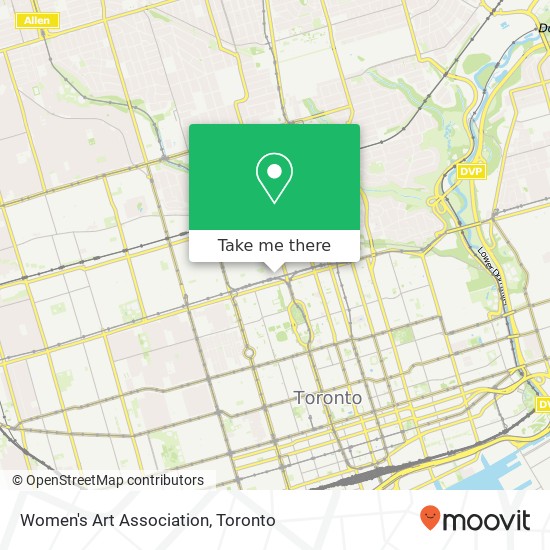 Women's Art Association map