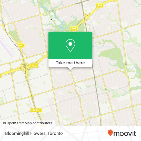 Bloominghill Flowers map