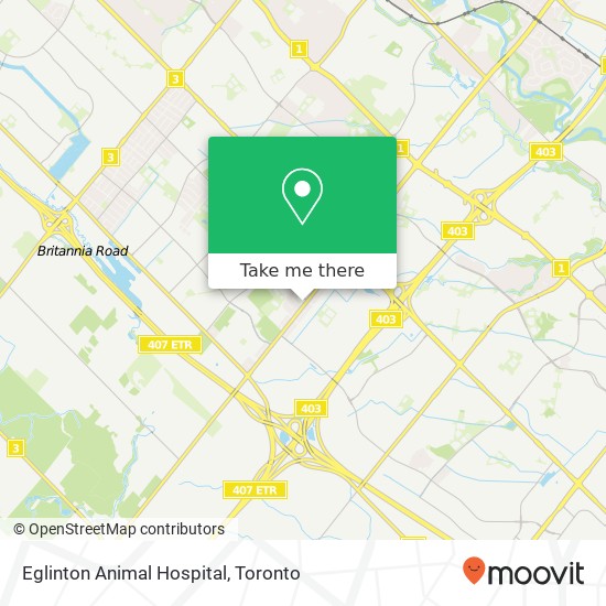 Eglinton Animal Hospital plan