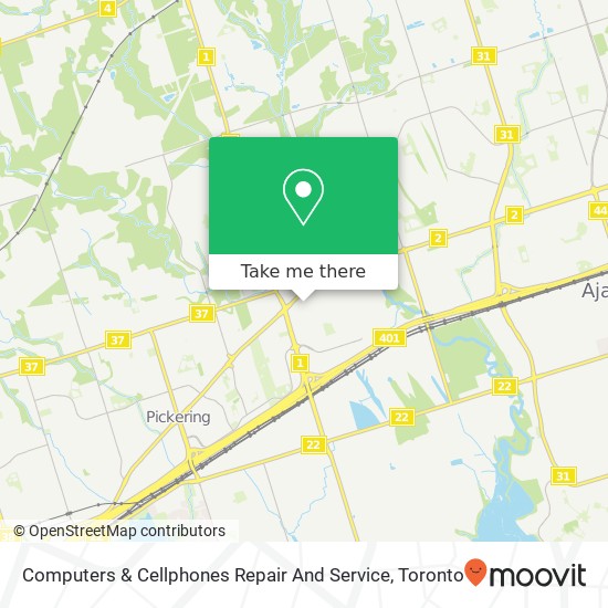 Computers & Cellphones Repair And Service map